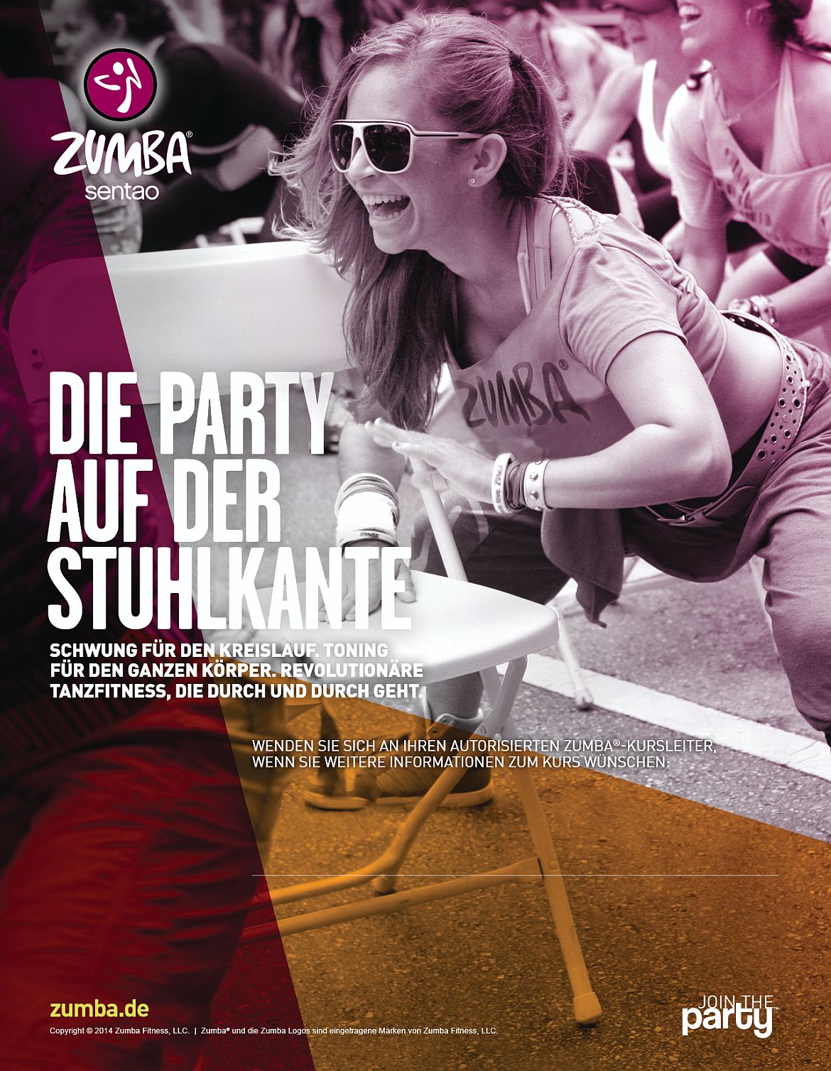 Zumbakurs Erwachsene ((Bild, alle rechte Tanya Jung))